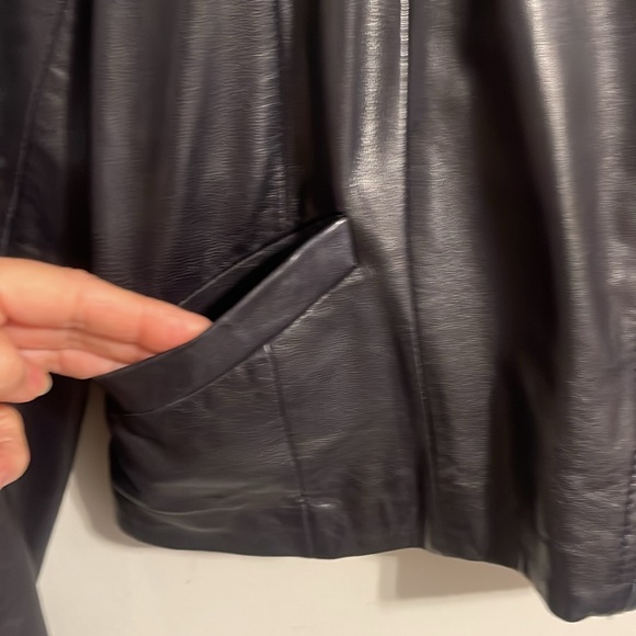 Classiques entier plum leather jacket beautiful size small - Picture 8 of 8